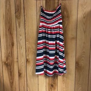 Strapless Red White and Blue Summer dress